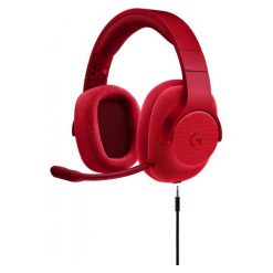 Logitech G433 Czerwone. Czerwone słuchawki dla graczy Logitech. Za 489.00 zł.