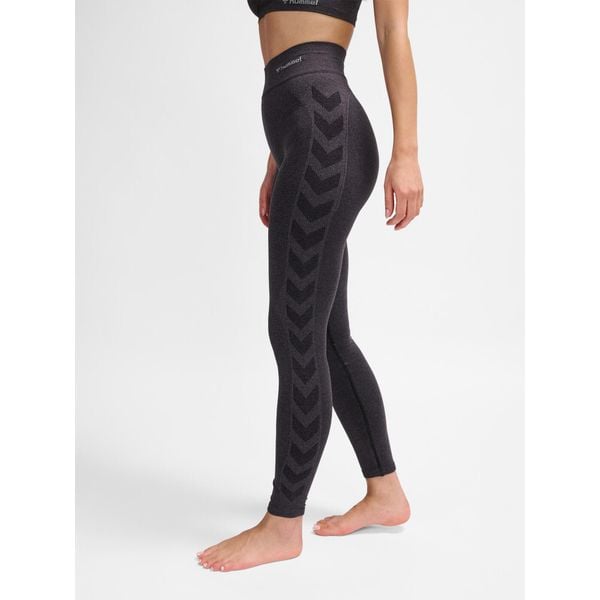 Damskie legginsy ze średnim stanem Hummel CI. Czarne legginsy damskie Hummel, bez wzorów. Za 174.50 zł.