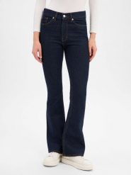 HUGO Rozkloszowane jeansy - Geflare Kobiety Jeansy niebieski, 30-32. Niebieskie jeansy damskie Hugo, z aplikacjami, z jeansu. Za 379.95 zł.