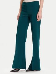 Rinascimento Spodnie palazzo CFC0125425003 Zielony Wide Leg. Zielone spodnie materiałowe damskie Rinascimento, bez wzorów, z materiału. Za 369.99 zł.