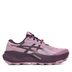 Buty do biegania Asics. Czerwone obuwie sportowe damskie Asics, bez wzorów, bez zapięcia, do biegania. Za 759.99 zł.