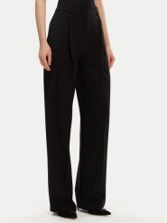 Elisabetta Franchi Spodnie materiałowe PA-081-51E2-V360 Czarny Regular Fit. Czarne spodnie materiałowe damskie Elisabetta Franchi, bez wzorów, z materiału. Za 899.99 zł.