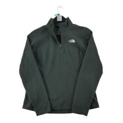 Damski czarny polarowy sweter TNF. Czarne swetry nierozpinane damskie The North Face, l, bez wzorów, z polaru, sportowe, bez kołnierzyka, bez ramiączek. Za 127.76 zł.