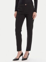 Rinascimento Chinosy CFC0126225003 Czarny Slim Fit. Czarne spodnie materiałowe damskie Rinascimento, bez wzorów, z syntetyku. Za 339.99 zł.