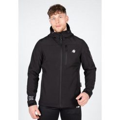 Foster Softshell Kurtka - Czarny. Czarne kurtki męskie GORILLA WEAR, bez wzorów, z softshellu, bez kaptura, na fitness i siłownię. Za 356.00 zł.