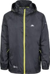 Trespass Qikpac X - kurtka unisex pakowana, czarna. Czarne kurtki męskie Trespass, xs, bez wzorów, z materiału. Za 119.30 zł.
