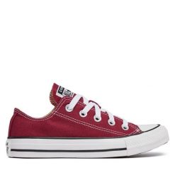 Trampki Converse. Czerwone trampki i tenisówki damskie Converse, bez wzorów, bez zapięcia. Za 259.99 zł.