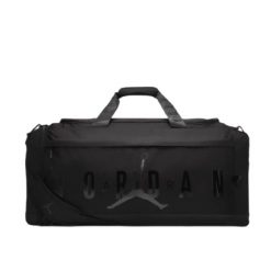 Torba sportowa Air Jordan Jam Velocity Duffle Large Bag 69L Czarna LM0920-KK2. Czarne torby sportowe męskie Jordan, bez wzorów. Za 285.20 zł.