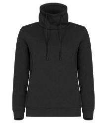 Clique Hobart Women bluza damska ze stójką z tkaniny air-layer. Czarne bluzy damskie CLIQUE, m, bez wzorów, z elastanu, bez ramiączek, bez kaptura. Za 189.82 zł.