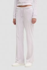 JUICY COUTURE Różowe spodnie dresowe z cyrkoniami Tina, Rozmiar XS. Czerwone spodnie dresowe damskie Juicy Couture, bez wzorów, z dresówki. Za 459.99 zł.