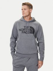 The North Face Bluza Easy NF0A89FF Szary Regular Fit. Szare bluzy męskie The North Face, m, bez wzorów, z bawełny, bez ramiączek, bez kaptura. Za 329.99 zł.