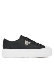 Guess Trampki FLTJO2 FAB12 Czarny. Czarne trampki i tenisówki damskie Guess, z aplikacjami, z materiału, bez zapięcia. Za 349.99 zł.