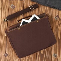 Paolo Peruzzi Zestaw: portfel męski T-03 + torba męska T-07 ZUP-07-BR. Portfele męskie Paolo Peruzzi, bez wzorów. Za 497.23 zł.