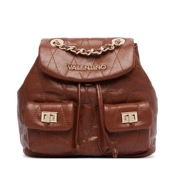 Plecak Valentino. Brązowe plecaki damskie Valentino, bez wzorów. Za 679.99 zł.