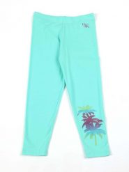 Legginsy z bawełna na co dzień na siłownię. Niebieskie legginsy damskie LEONE 1947 APPAREL, bez wzorów, z bawełny. Za 63.11 zł.