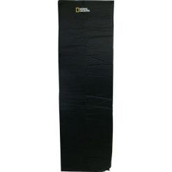 Samopompująca mata do spania National Geographic Mata do spania czarna. Czarne piżamy męskie National Geographic, bez wzorów, bez kołnierzyka, bez ramiączek. Za 92.79 zł.