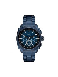 Fossil Zegarek Machine Chrono FS6167 Granatowy. Niebieskie, analogowe zegarki męskie FOSSIL, bez wzorów, ze stali. Za 979.99 zł.