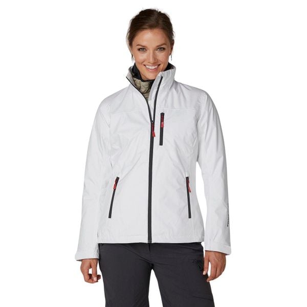 Kurtka damska Helly Hansen crew. Białe kurtki sportowe damskie Helly Hansen, xl, bez wzorów, bez ramiączek, bez kaptura, trekkingowe. W wyprzedaży za 516.50 zł.