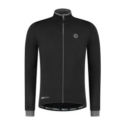 Koszulka rowerowa męska Rogelli Essential z długim rękawem, ocieplana. Czarne bluzy męskie Rogelli, l, bez wzorów, sportowe, bez ramiączek, bez kaptura. Za 304.00 zł.