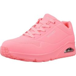 Buty SKECHERS UNO STAND ON AIR Rose. Czerwone obuwie trekkingowe damskie Skechers, z syntetyku, bez zapięcia. Za 288.99 zł.