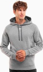 Under Armour Bluza z kapturem męska Under Armour Rival Fleece Hoodie szara 1379757 025 2XL. Szare bluzy męskie Under Armour, m, bez wzorów, z kapturem. Za 234.21 zł.