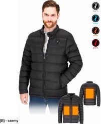 Kurtka męska Reis Pikowana kurtka ochronna ocieplany męska zamek błyskawiczny wodoodporny panele grzewcze 3 tryby powerbank USB A SLOP - B 3XL. Brązowe kurtki męskie Reis, m, bez wzorów, bez kaptura. Za 268.95 zł.