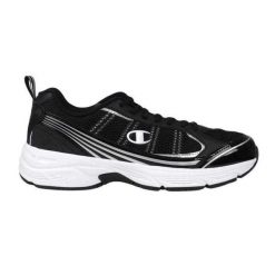 Trampki Unisex Dla Dorosłych Niski Stan RN00 II. Czarne trampki męskie Champion, bez wzorów, z koronki, klasyczne, bez zapięcia. Za 453.99 zł.