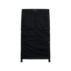 Spódnica midi cargo damska Superdry. Czarne spódnice damskie Superdry, bez wzorów, midi. Za 349.55 zł.