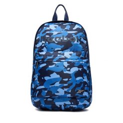 Plecak Reebok. Niebieskie plecaki męskie Reebok, bez wzorów, sportowe. Za 99.99 zł.