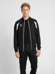 Bluza dresowa zapinana na zamek błyskawiczny Hummel Core 2.0. Białe bluzy damskie Hummel, xl, bez wzorów, z dresówki, bez ramiączek, bez kaptura. Za 226.00 zł.