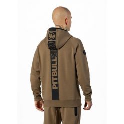 Bluza sportowa męska Pitbull West Coast Stafford Hooded. Brązowe bluzy sportowe męskie PITBULL, m, bez wzorów, z kapturem. W wyprzedaży za 229.00 zł.