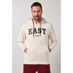 Męska Bluza z kapturem fitness kaptur nadruk na piersi do roz. 7 XL. Białe bluzy męskie JAY-PI, m, bez wzorów, z bawełny, z kapturem, na fitness i siłownię. Za 349.99 zł.