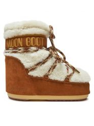 Moon Boot Śniegowce 80D1409580 Brązowy. Brązowe śniegowce damskie Moon Boot, ze skóry, bez zapięcia. Za 1,639.00 zł.