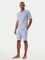 Polo Ralph Lauren Piżama 714975562001 Niebieski. Niebieskie piżamy męskie Polo Ralph Lauren, l, bez wzorów, z bawełny, bez kołnierzyka, bez ramiączek. Za 579.99 zł.