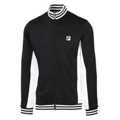 Bluza treningowa męska Fila Olaf Classic Retrolook. Czarne bluzy męskie Fila, m, bez wzorów, bez ramiączek, bez kaptura. Za 507.00 zł.