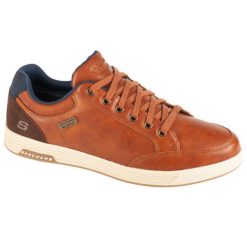 Buty sportowe Sneakersy męskie, Cavell - Sparkman. Brązowe buty sportowe męskie Skechers, bez wzorów, bez zapięcia, trekkingowe. Za 319.99 zł.