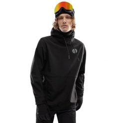 Kurtka snowboardowa męska W1 Skywalk. Czarne kurtki męskie SIROKO, na zimę, m, bez wzorów, z materiału, z kapturem, narciarskie. Za 276.00 zł.