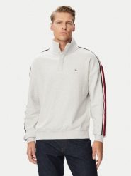 Tommy Hilfiger Bluza UM0UM03942 Szary jasny Regular Fit. Szare bluzy męskie Tommy Hilfiger, m, bez wzorów, z bawełny, bez ramiączek, bez kaptura. Za 409.99 zł.
