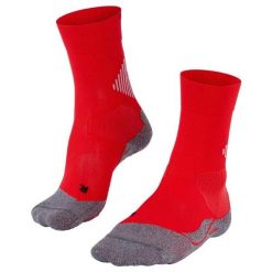 Skarpetki Falke 4grip Stabilizing Unisexe. Czerwone skarpety męskie Falke, bez wzorów, z elastanu. Za 224.00 zł.