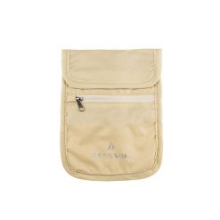 Saszetka turystyczna Passport Pouch. Brązowe saszetki i nerki męskie Bergson, z materiału, duże. Za 47.99 zł.