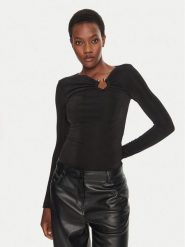 Hugo Body 50525729 Czarny Regular Fit. Czarne body Hugo, bez wzorów, z syntetyku. Za 309.99 zł.