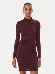 Marciano Guess Sukienka koktajlowa G6BK20 K6523 Fioletowy Slim Fit. Fioletowe sukienki damskie Marciano Guess, z aplikacjami, z syntetyku, wizytowe, bez kołnierzyka, bez ramiączek. Za 662.99 zł.