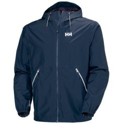 Kurtka wodoodporna Helly Hansen Sandoy. Niebieskie kurtki męskie Helly Hansen, l, bez wzorów, bez kaptura. Za 631.00 zł.