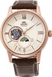 Zegarek Orient Zegarek męski Orient RA-AS0009S10B brązowy. Brązowe zegarki męskie Orient, bez wzorów. Za 1,948.70 zł.