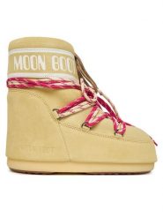Moon Boot Śniegowce Mb Icon Low Suede Laces 80D1409670 Żółty. Żółte buty zimowe męskie Moon Boot, bez wzorów, ze skóry, bez obcasa, bez zapięcia. Za 1,269.00 zł.