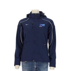 Second life - Kurtka damska Nike - Jak nowy. Niebieskie kurtki sportowe damskie Nike, l, bez wzorów, bez ramiączek, bez kaptura, na fitness i siłownię. Za 149.06 zł.