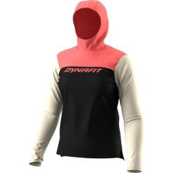 Bluza damska z kapturem Dynafit Traverse Sun. Brązowe bluzy damskie Dynafit, s, bez wzorów, ze skóry, sportowe, bez ramiączek, z kapturem. Za 391.30 zł.