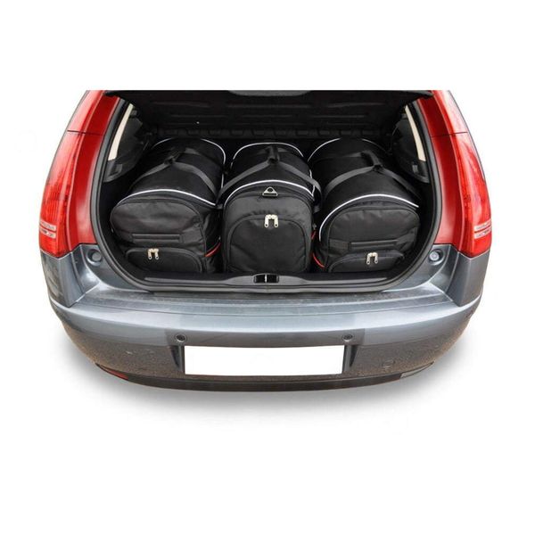 Torby Do Bagażnika Citroen C4 5 Hatchback 2004-2010 3Szt Kjust. Czarne torby podróżne damskie KJUST, bez wzorów. Za 996.00 zł.