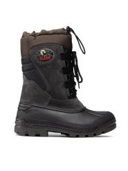 Olang Śniegowce Canadian Czarny. Czarne buty zimowe męskie Olang, bez wzorów, z materiału, bez obcasa, bez zapięcia. Za 369.99 zł.