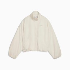 Kurtka sportowa damska Puma STYLE 63501687. Brązowe kurtki sportowe damskie Puma, l, bez wzorów, z materiału, bez ramiączek, bez kaptura, trekkingowe. Za 289.54 zł.
